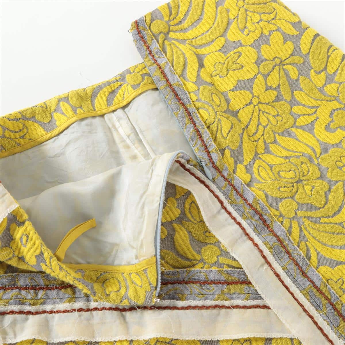 Prada 15SS Cotton & nylon Skirt 40 Ladies' Yellow