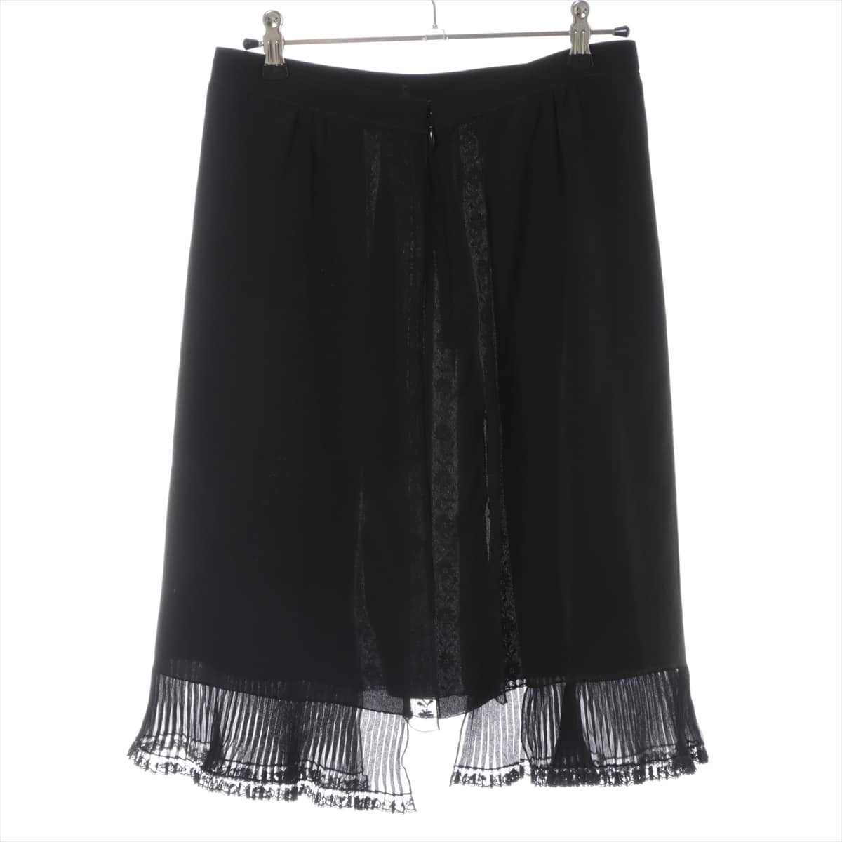 Prada 16SS Cupra x silk Skirt 38 Ladies' Black