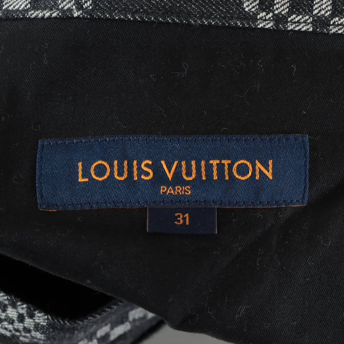 Louis Vuitton 21SS Cotton Denim pants 31 Men's Black  RM211