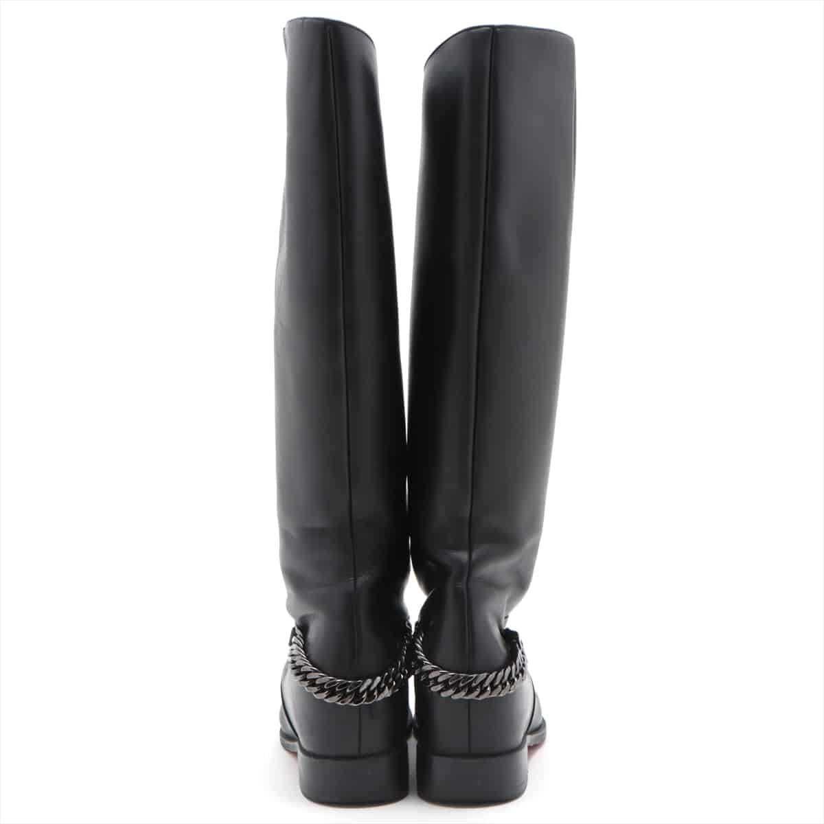 Christian Louboutin Leather Long boots 36 1/2 Ladies' Black