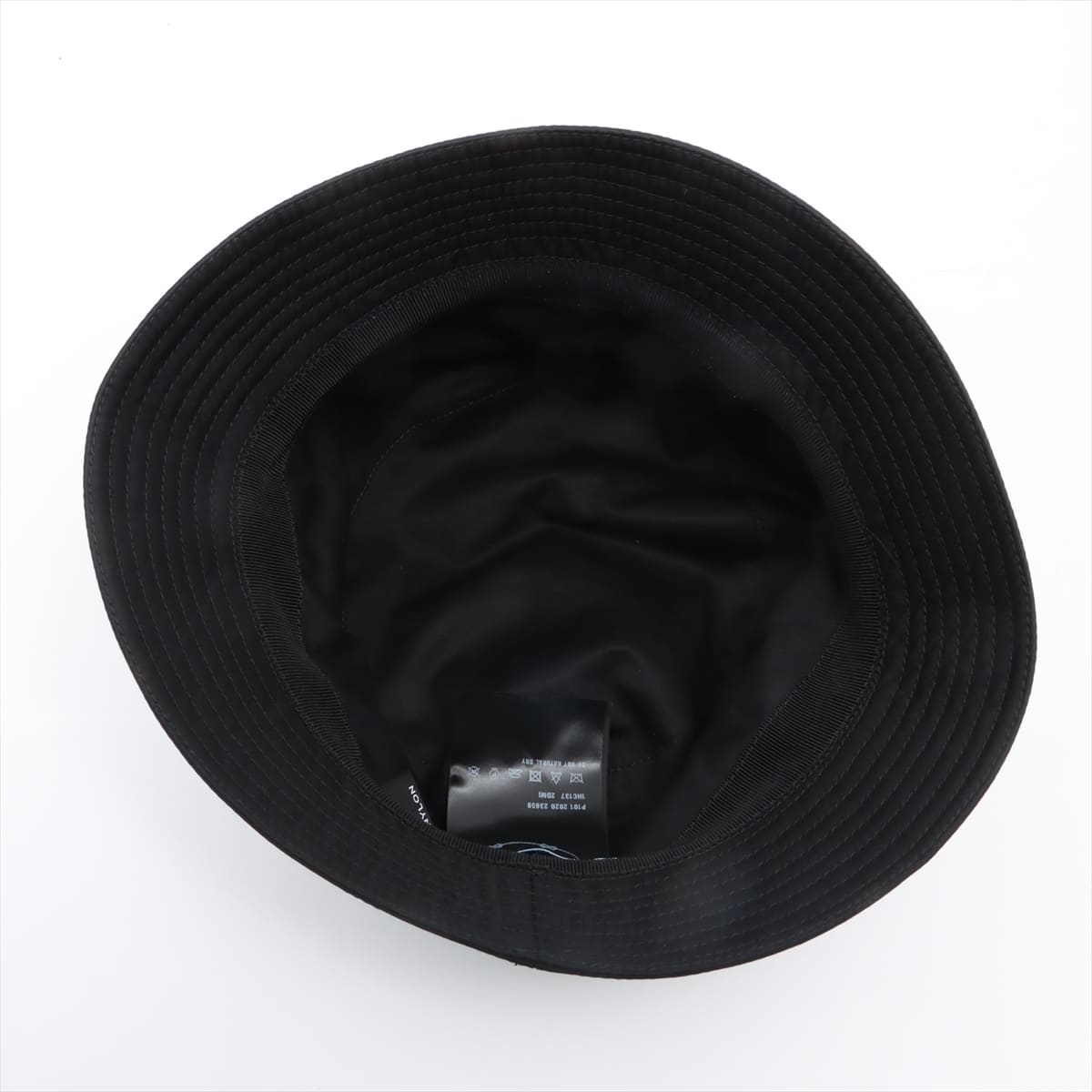 Prada Logo Hat Cotton & nylon Black