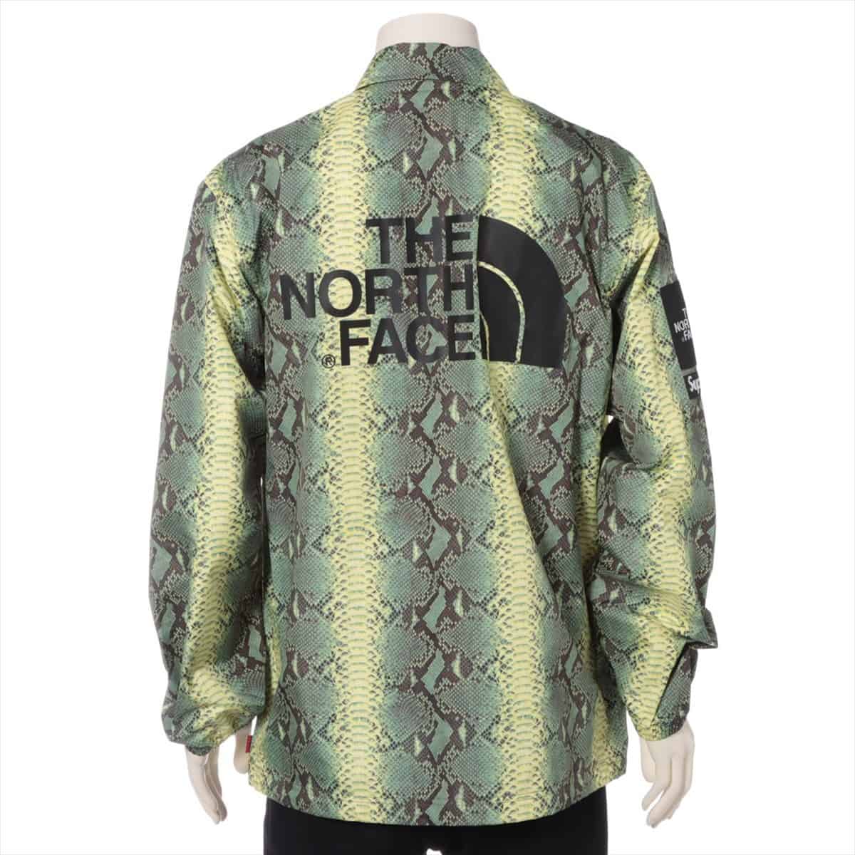 SUPREME × THE NORTH FACE 18SS Nylon Coach jacket L Men's Green  NP11803I Snake