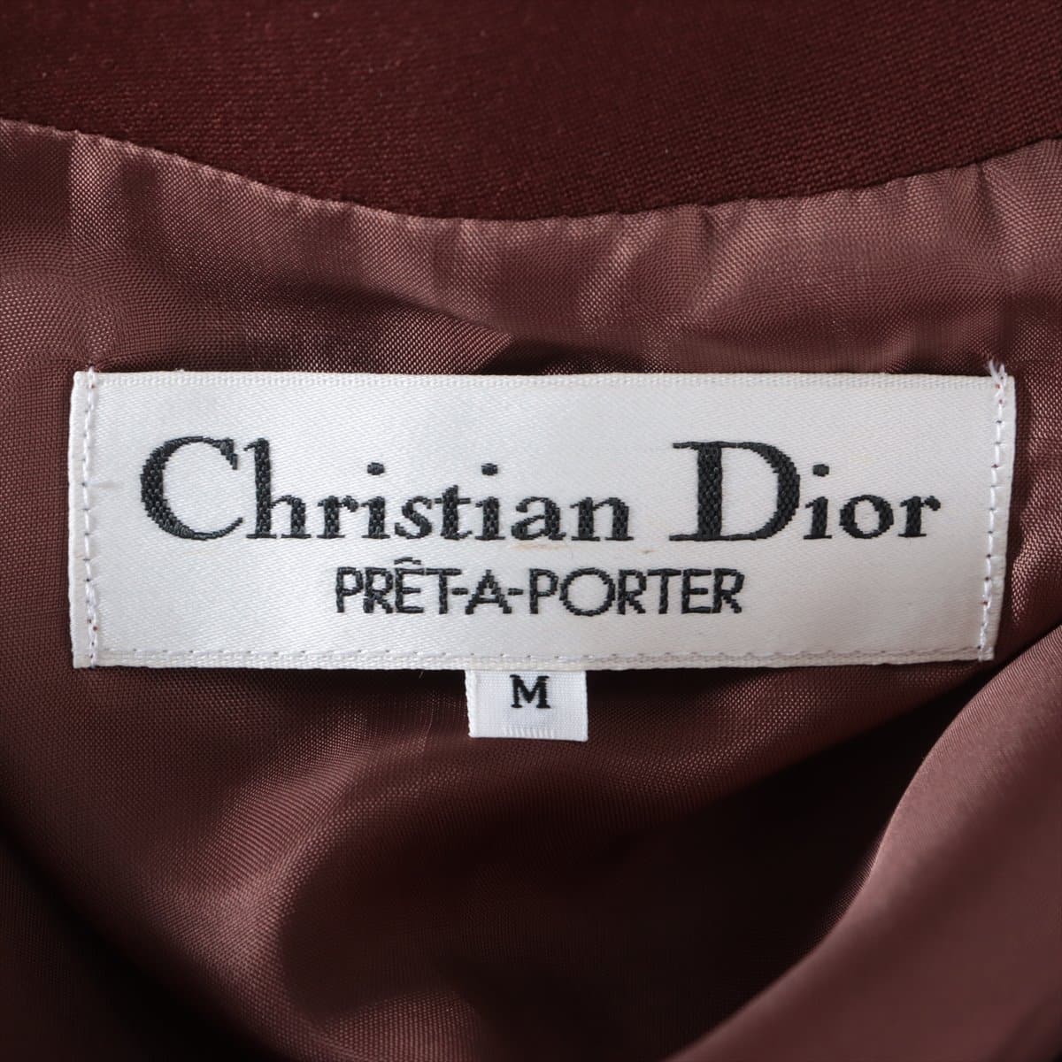 Christian Dior Wool Setup M Ladies' Brown
