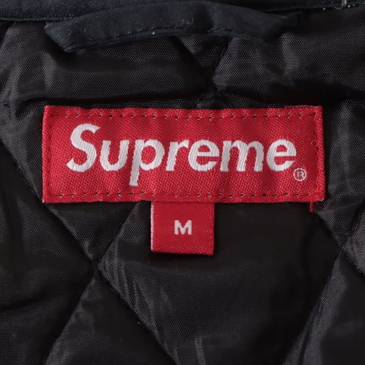 Supreme 20AW Cotton Quilted Jacket M Men's Black  Chains Quilted Jacket