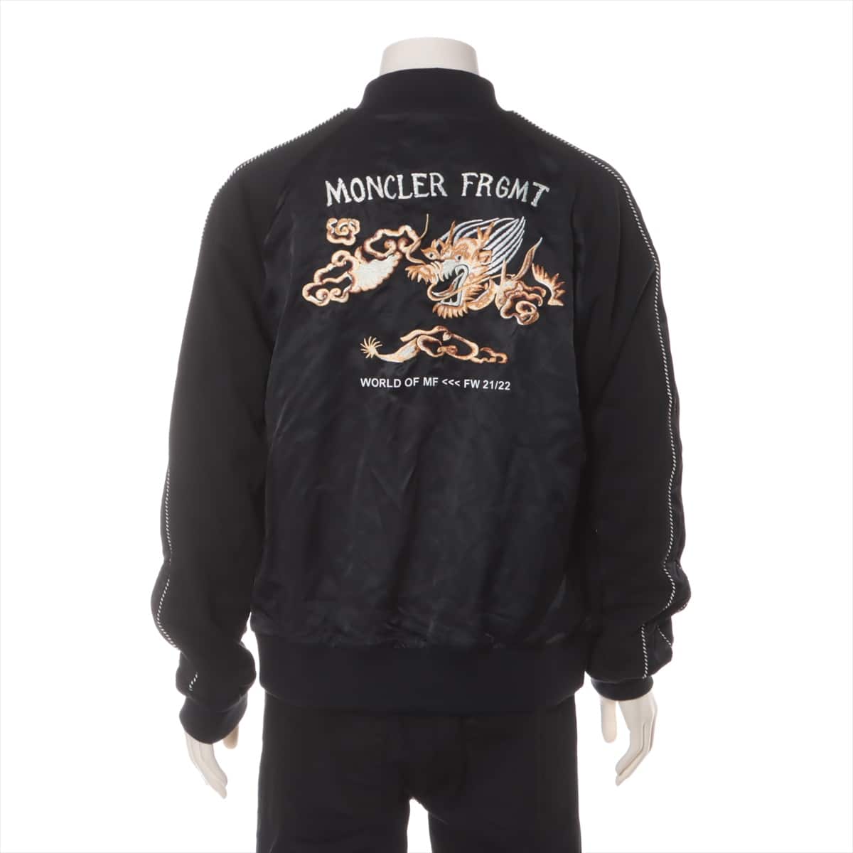 Moncler Genius Fragment 21 years Cotton & rayon Jacket L Men's Black