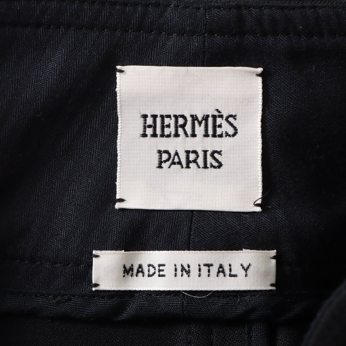 Hermès Chaîne d'Ancre Wool & nylon Skirt 32 Ladies' Black