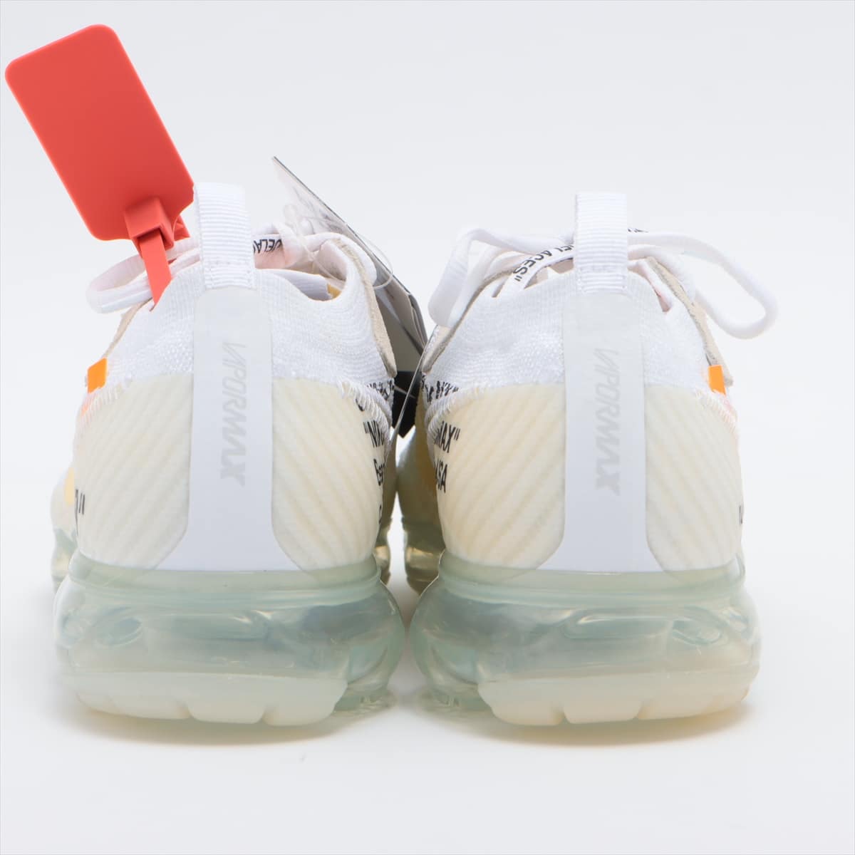 NIKE × OFF-WHITE Knit Sneakers 26.5cm Men's White THE 10 AIR VAPORMAX FLYKNIT AA3831-100