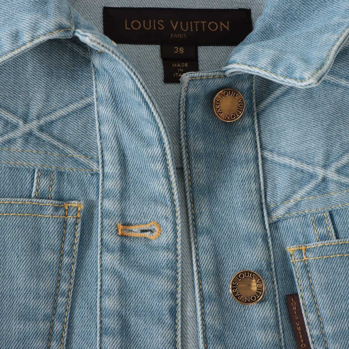 Louis Vuitton 17SS Denim Setup 38 Ladies' Blue  RW171W