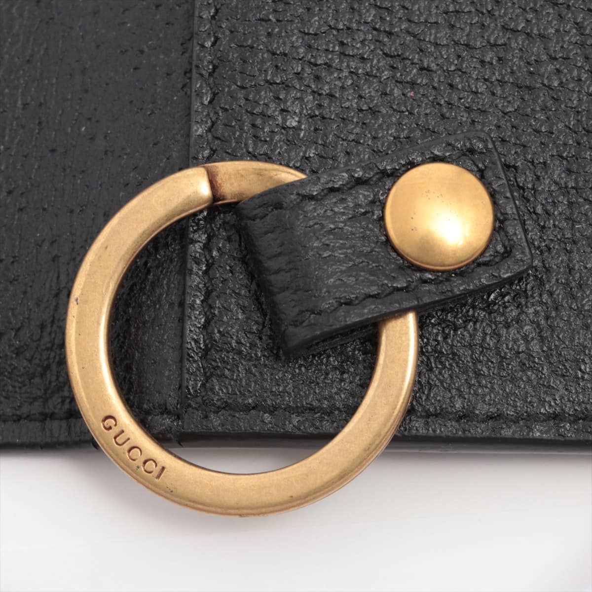Gucci GG Marmont 435305 Leather Key case Black