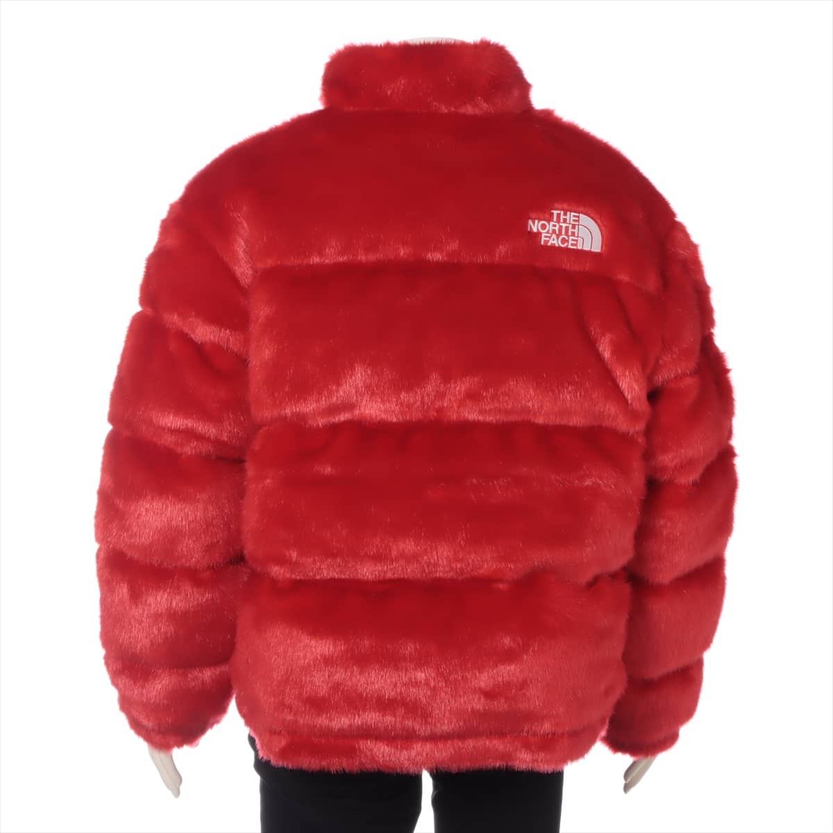 SUPREME × THE NORTH FACE 20AW Nylon Down jacket L Men's Red  FUR NUPTSE JACKET