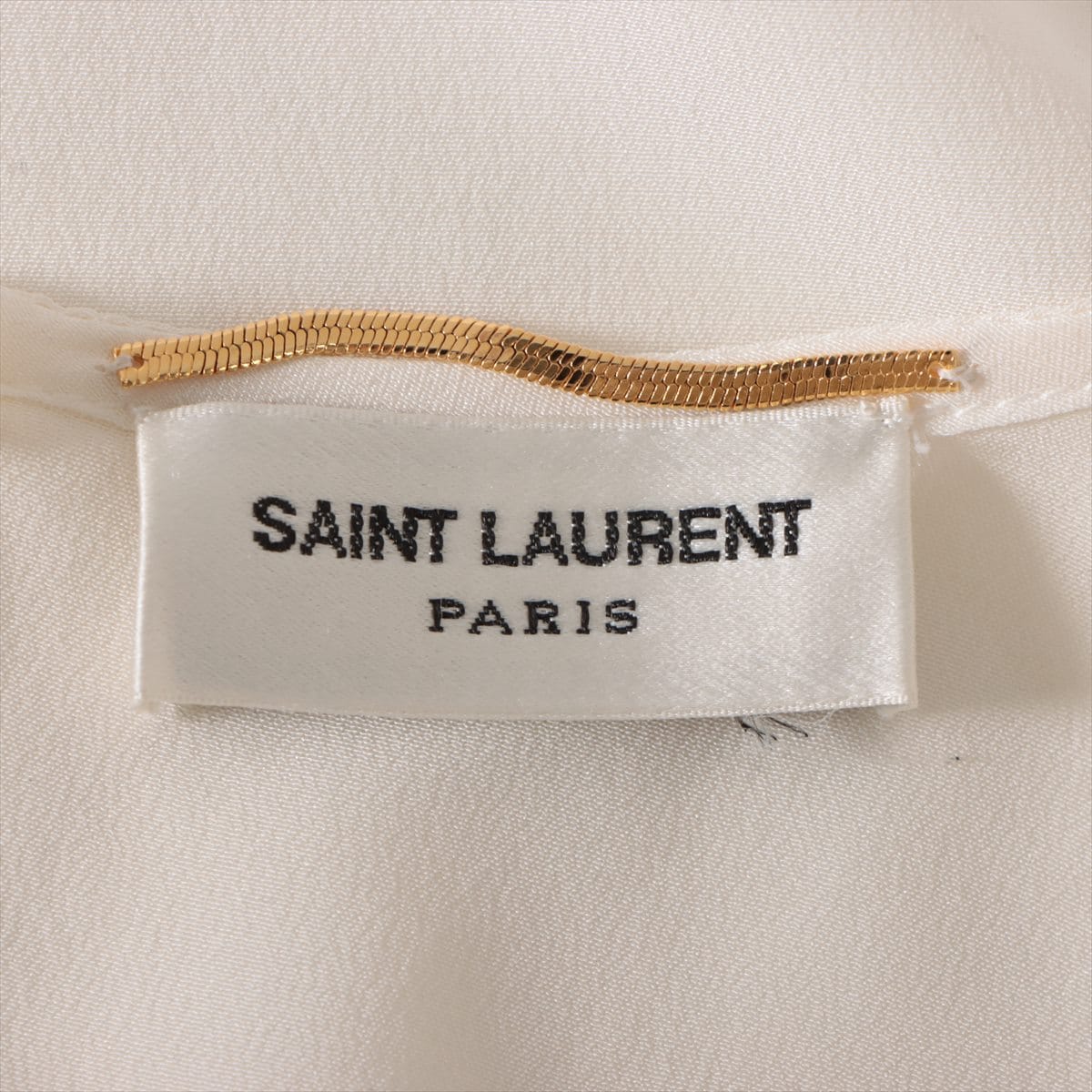 Saint Laurent Paris 16 years Silk Blouse 34 Ladies' White
