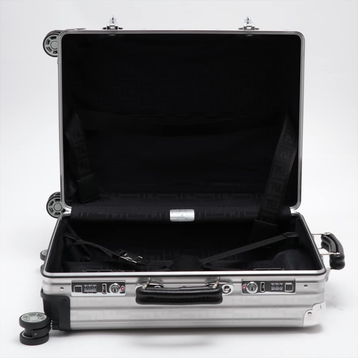 RIMOWA × FENDI ZUCCa Classic Aluminum Carry case Silver PIN:000