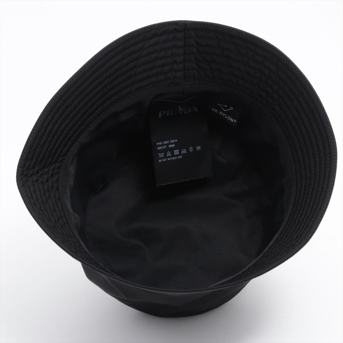 Prada 2HC137 Tessuto Hat L Nylon Black