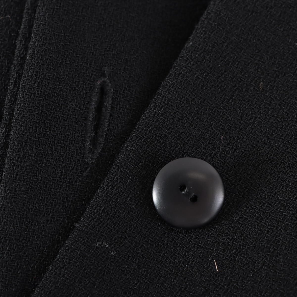 Chanel Coco Button Wool Setup 40 Ladies' Black