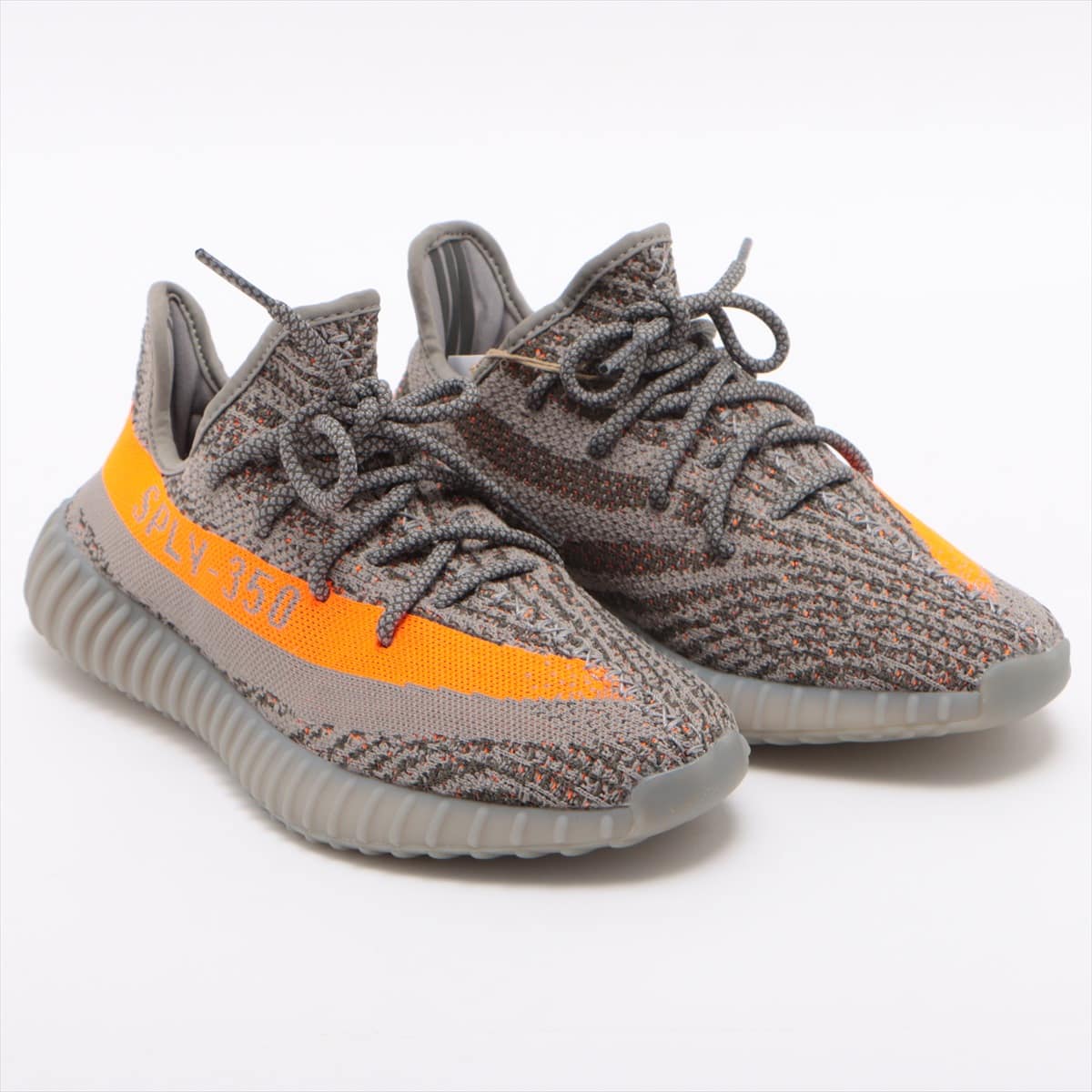 Adidas YEEZY BOOST 350 V2 Knit Sneakers 27cm Men's Gray x orange GW1229 BELUGA REFLECTIVE