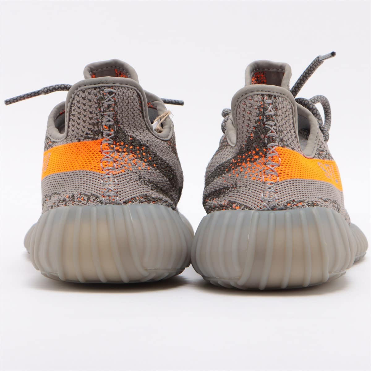 Adidas YEEZY BOOST 350 V2 Knit Sneakers 27cm Men's Gray x orange GW1229 BELUGA REFLECTIVE