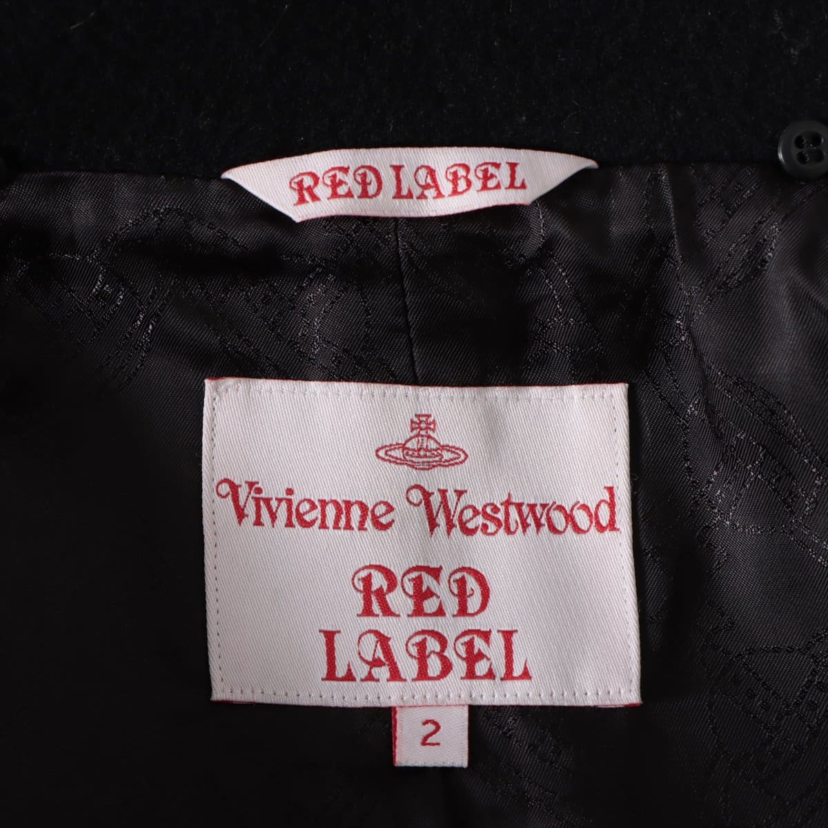 Vivienne Westwood RED LABEL Wool & nylon coats 2 Ladies' Black Missing fur 16-01-642005 orb button