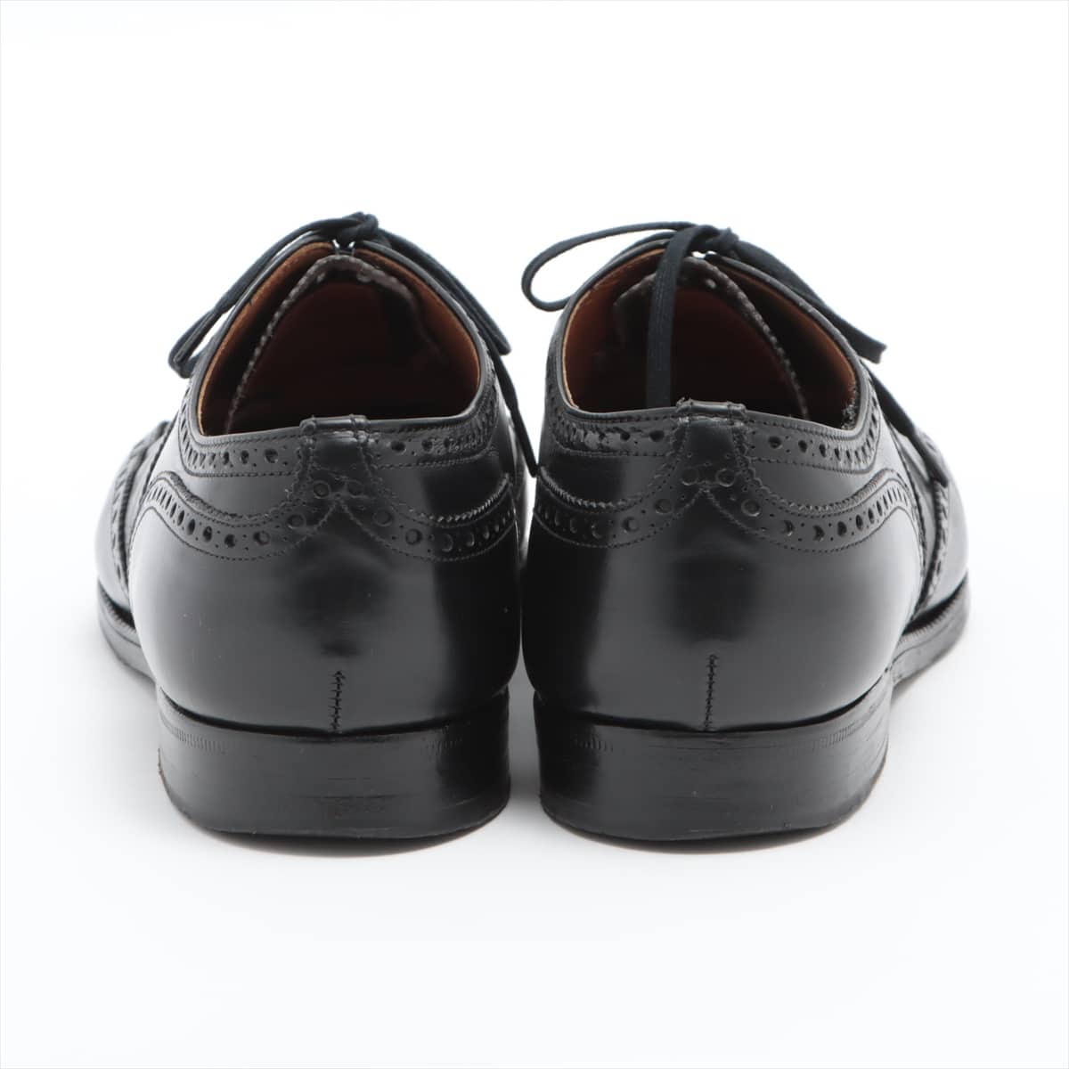 Church's Leather Dress shoes 90F Men's Black 4 cities logo Last 84