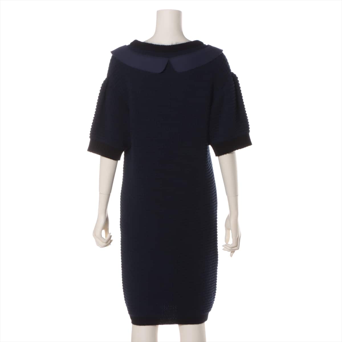 Fendi 12 years Wool & mohair Dress 44 Ladies' Navy blue