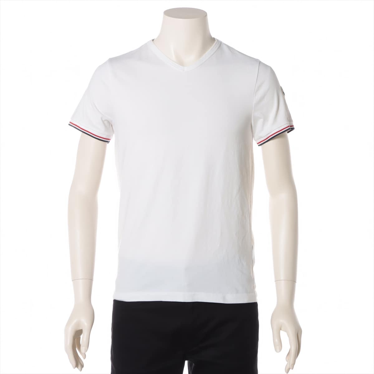 Moncler 17 years Cotton & polyurethane T-shirt S Men's White  D10918100800