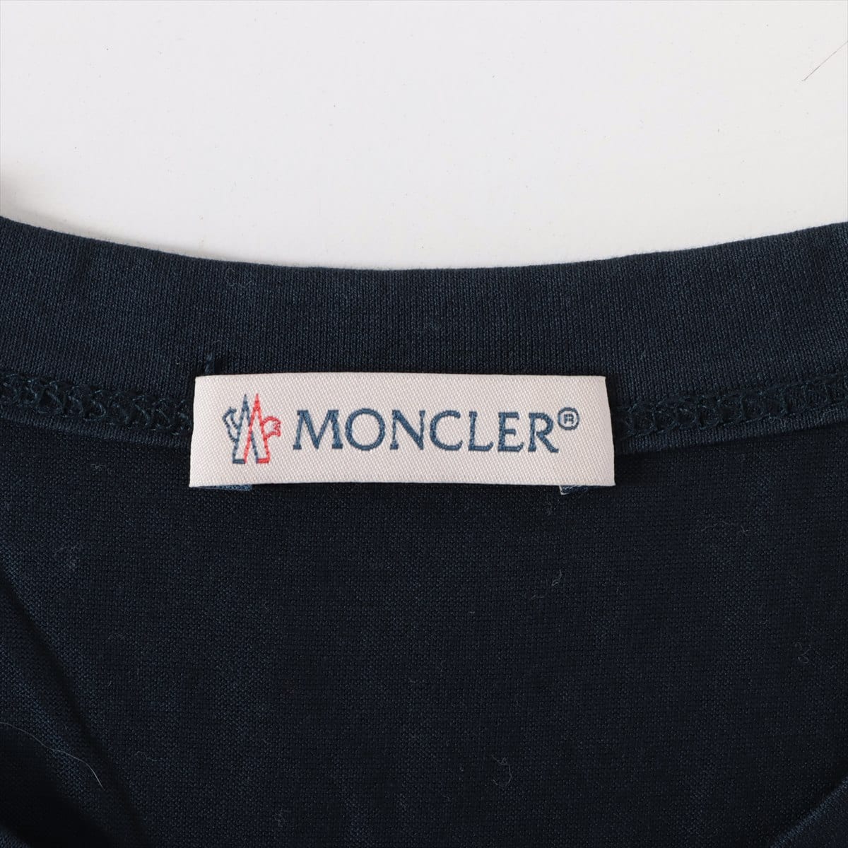 Moncler 17 years Cotton T-shirt S Men's Navy blue  D10918032500