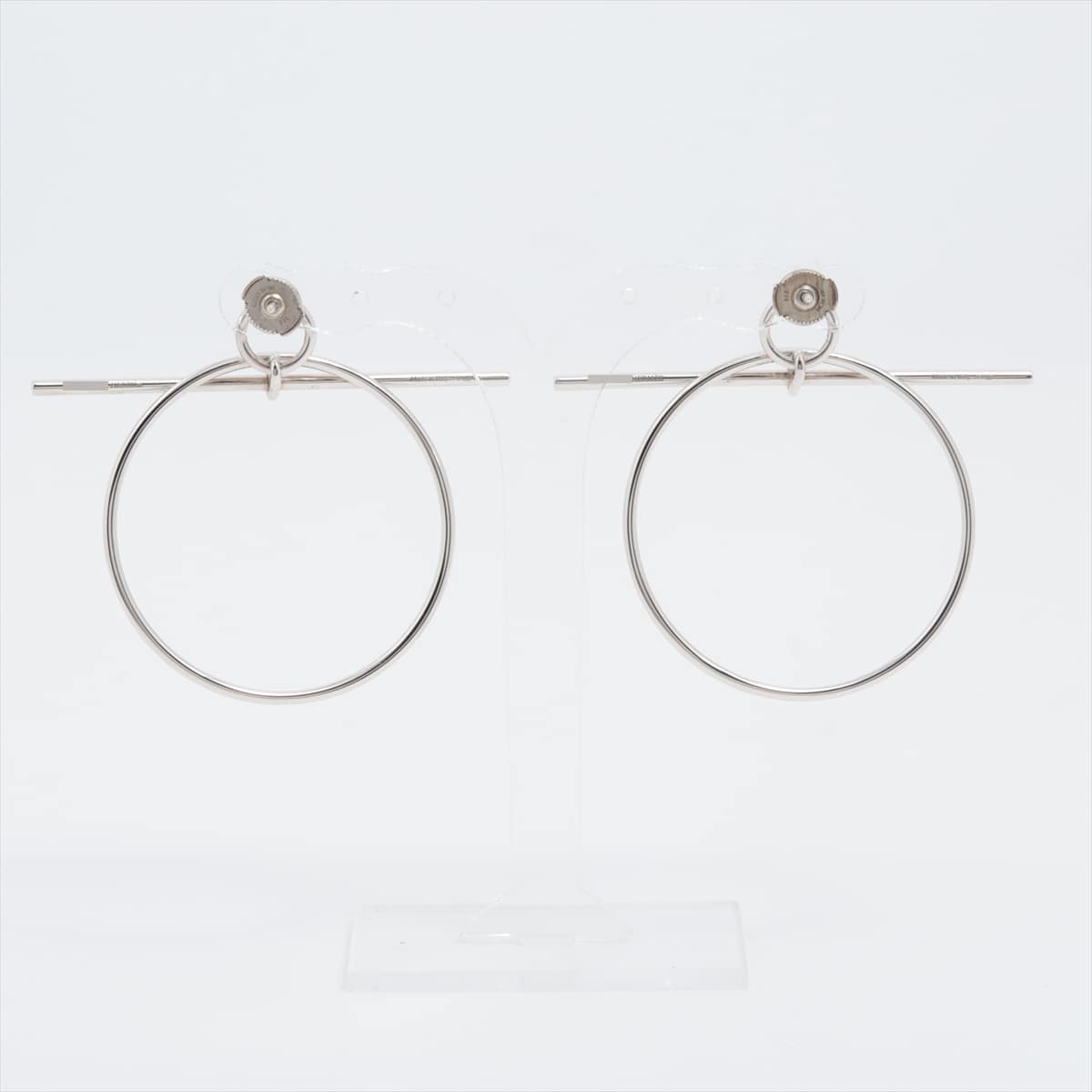 Hermès Loop Medium Piercing jewelry (for both ears) 925 11.0g Silver