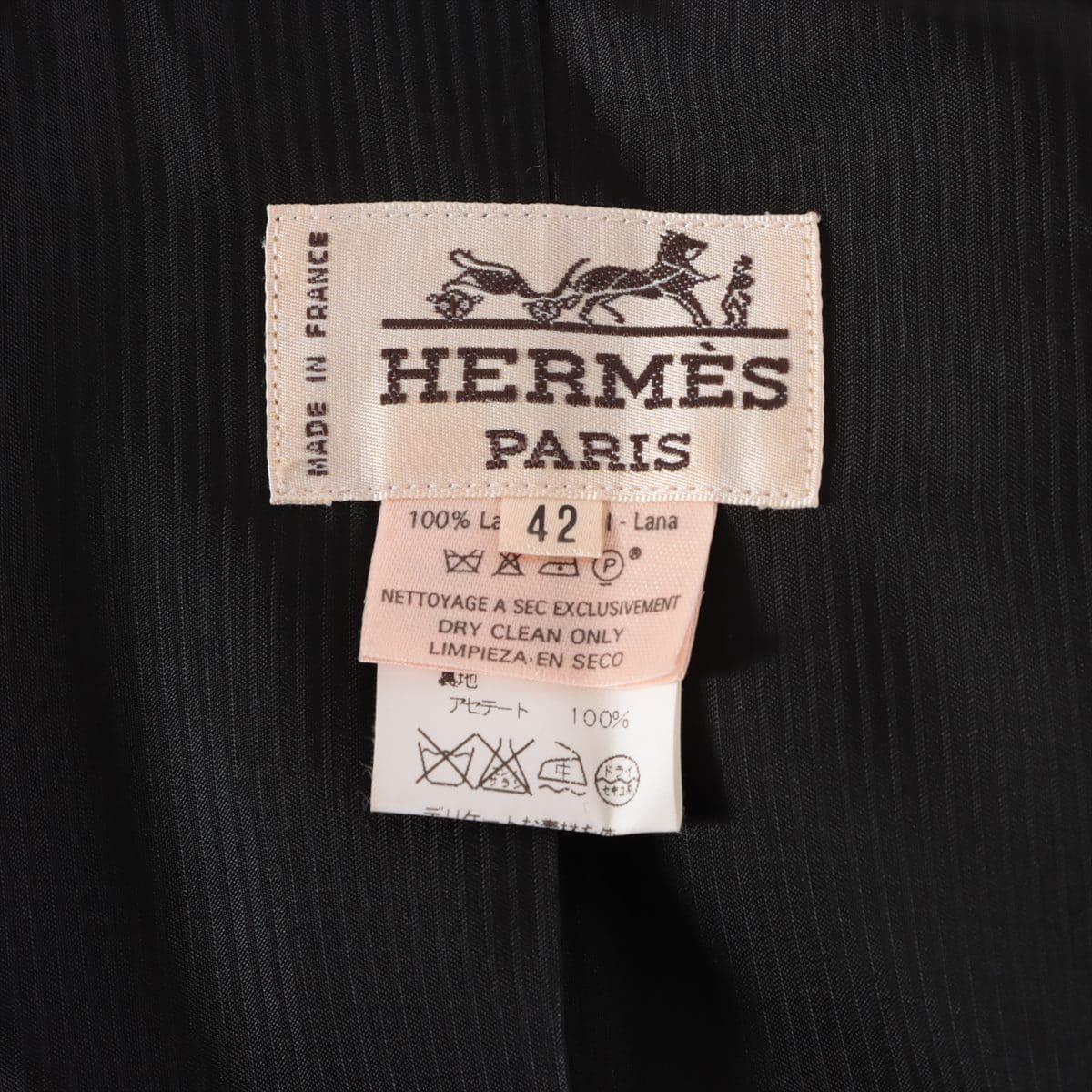 Hermès Wool Setup 42 Ladies' Black