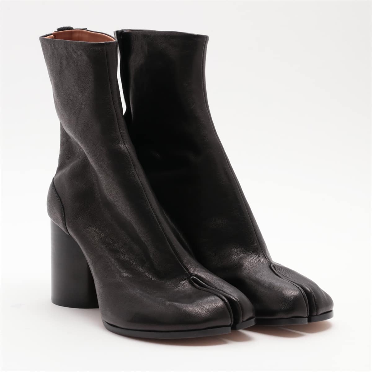 Maison Margiela TABI Leather Boots 37 Ladies' Black Tabi