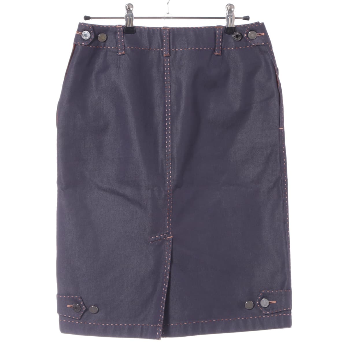 Hermès Cotton & silk Skirt 34 Ladies' Purple  Serie button