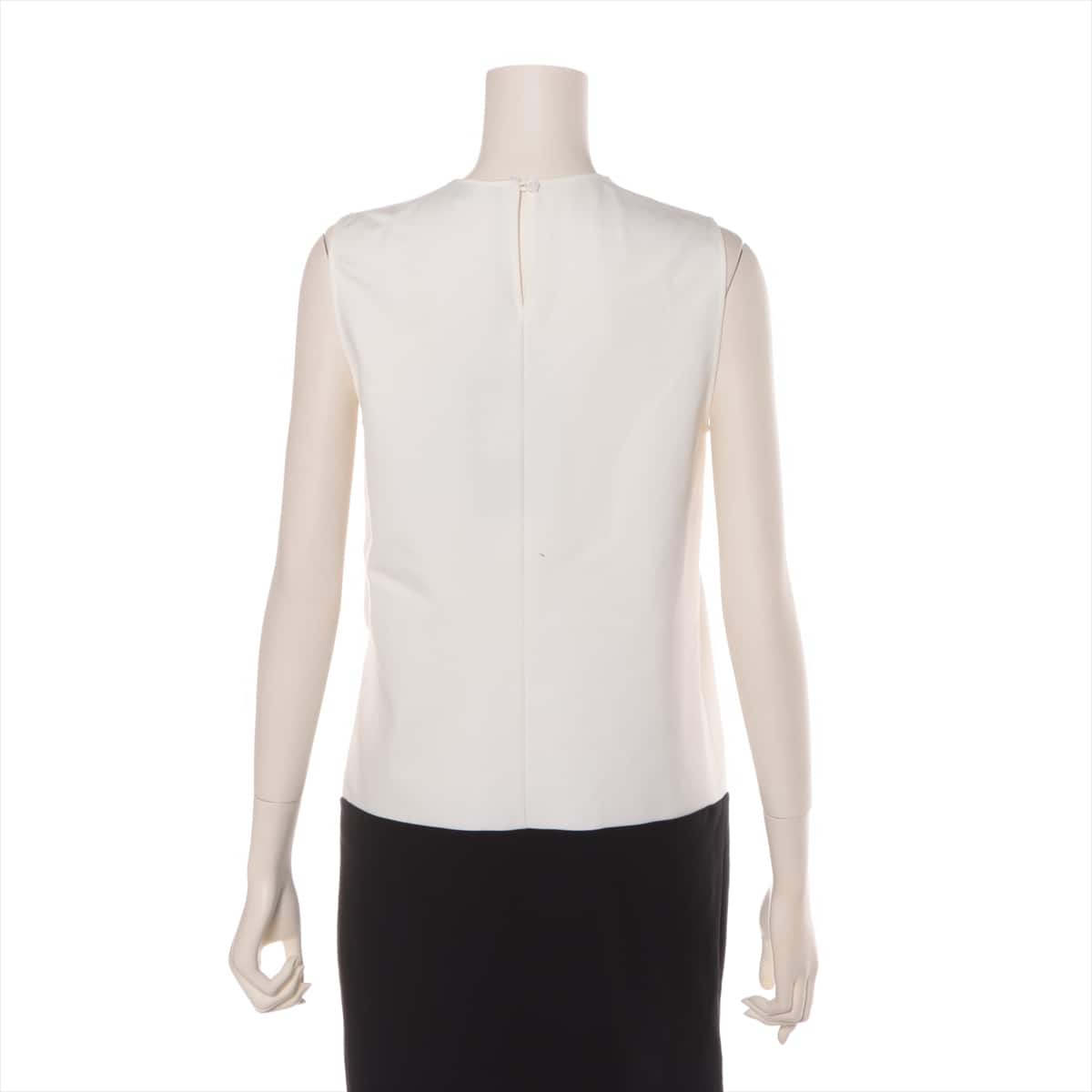 Gucci Interlocking G Rayon Sleeveless dress S Ladies' Black × White  284260 Bicolor