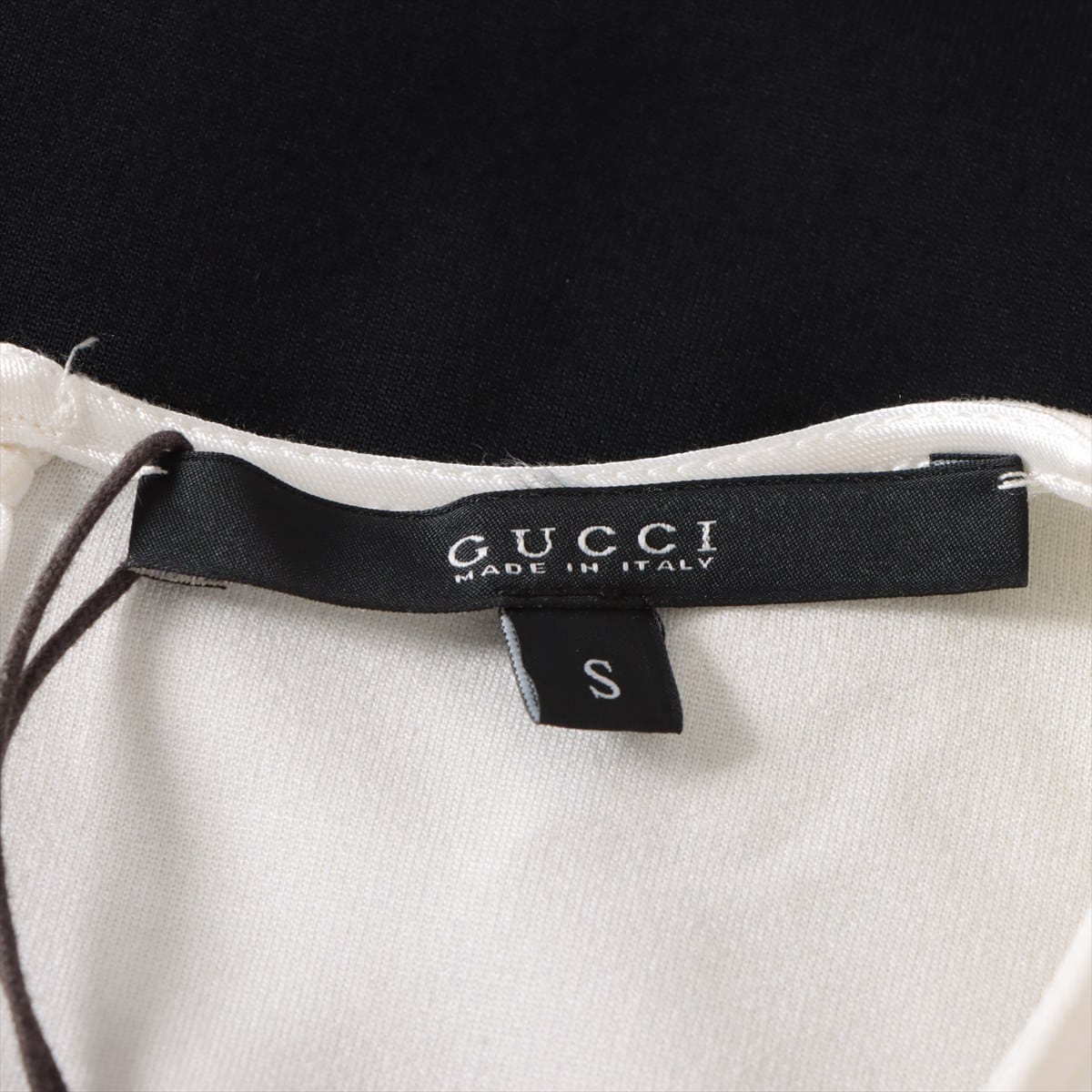 Gucci Interlocking G Rayon Sleeveless dress S Ladies' Black × White  284260 Bicolor