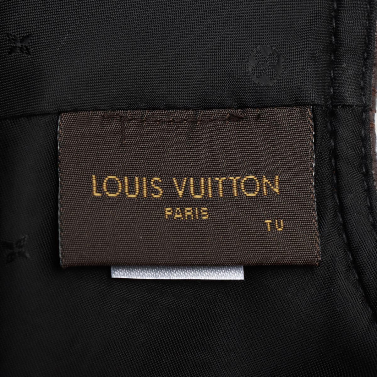 Louis Vuitton × Supreme TO0137 Cap Cotton & leather Brown MP1879