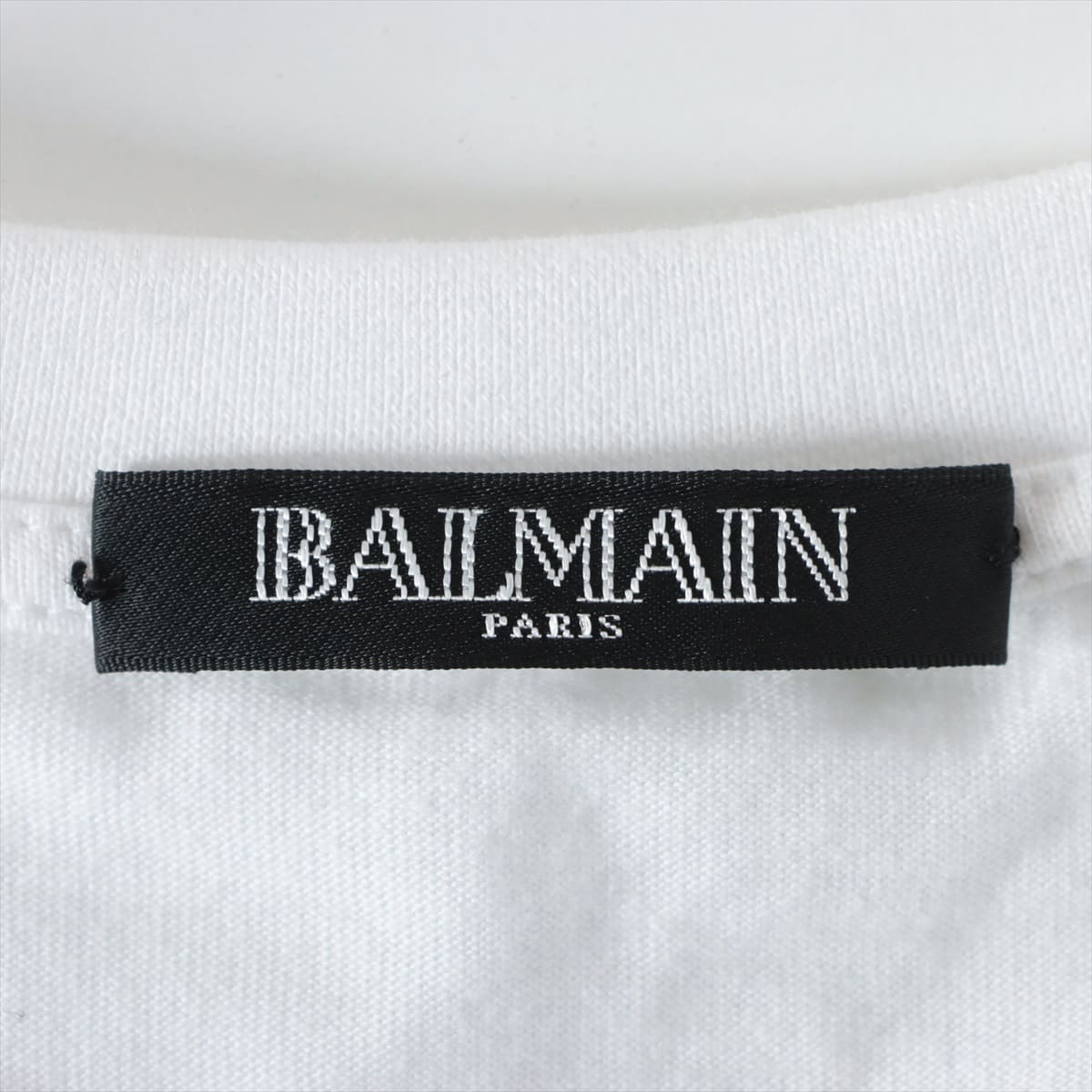 Balmain Cotton T-shirt S Ladies' White  Bijou