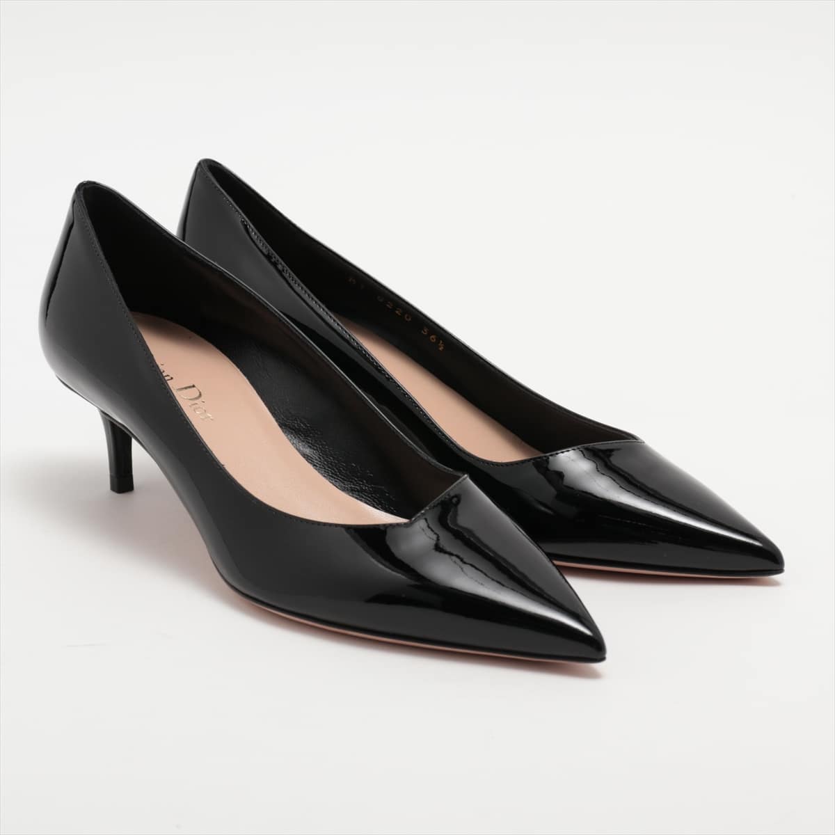 Christian Dior Patent leather Pumps 36 1/2D Ladies' Black Pointed toe