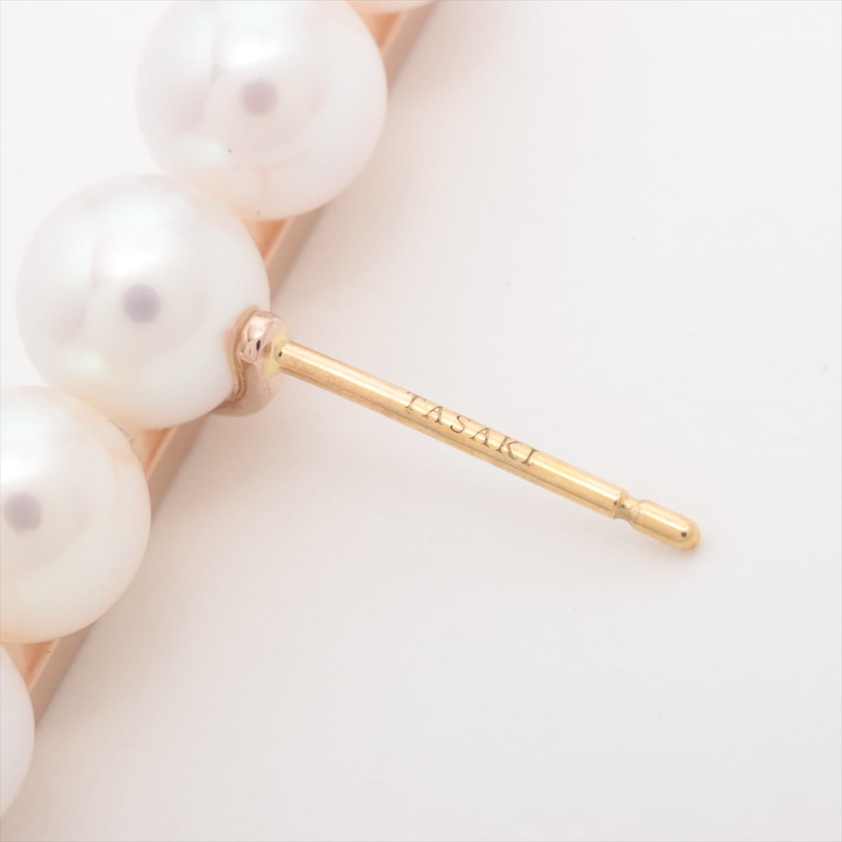 TASAKI Balance Plus Pearl Piercing jewelry 750(PG) Total 5.4g