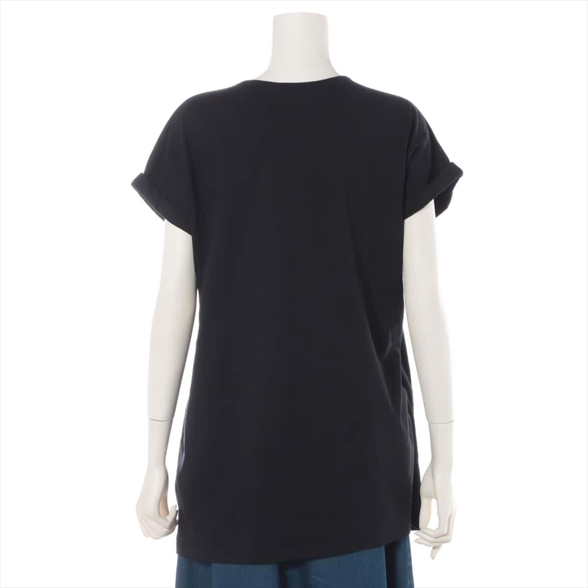 Balmain Cotton T-shirt 34 Ladies' Black  Sequins 148951