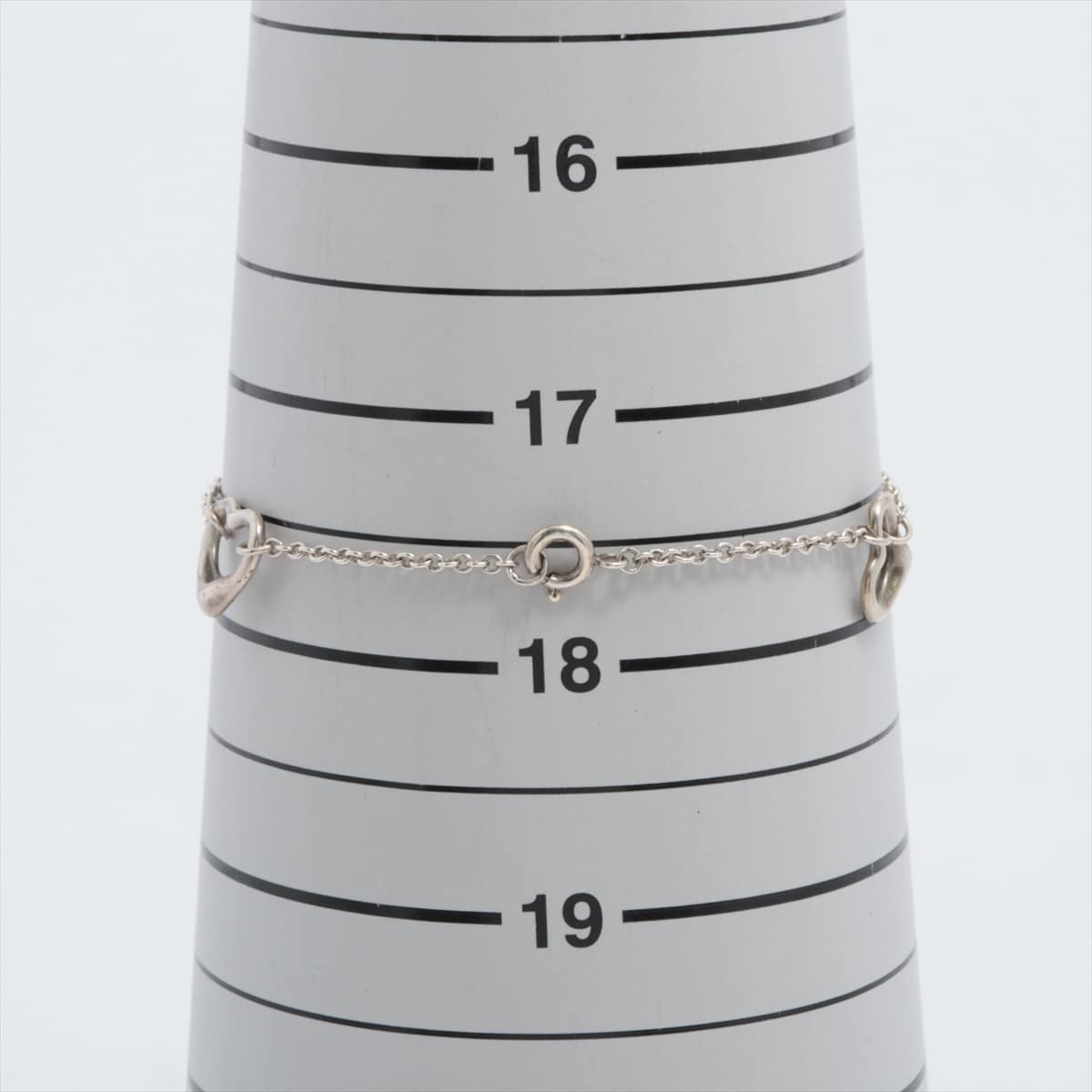 Tiffany Open Heart Bracelet 925 3.0g Silver