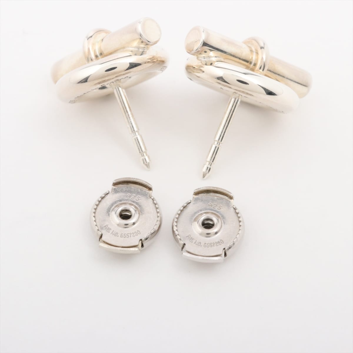 Hermès Chaîne d'Ancre Piercing jewelry (for both ears) 925 6.1g Silver