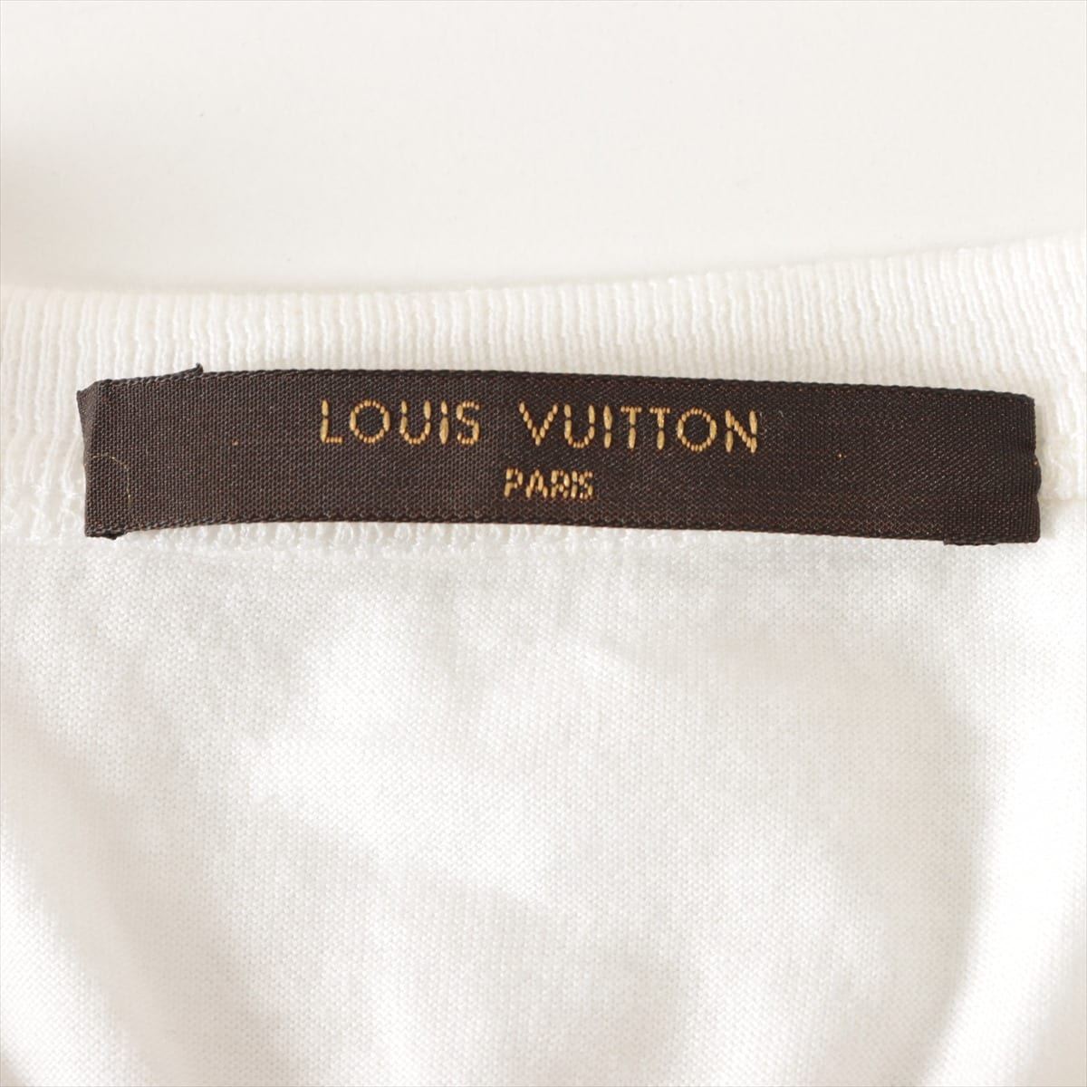 Louis Vuitton × Supreme 17AW Cotton T-shirt 4L Men's White  RM172 Monogram Box logo