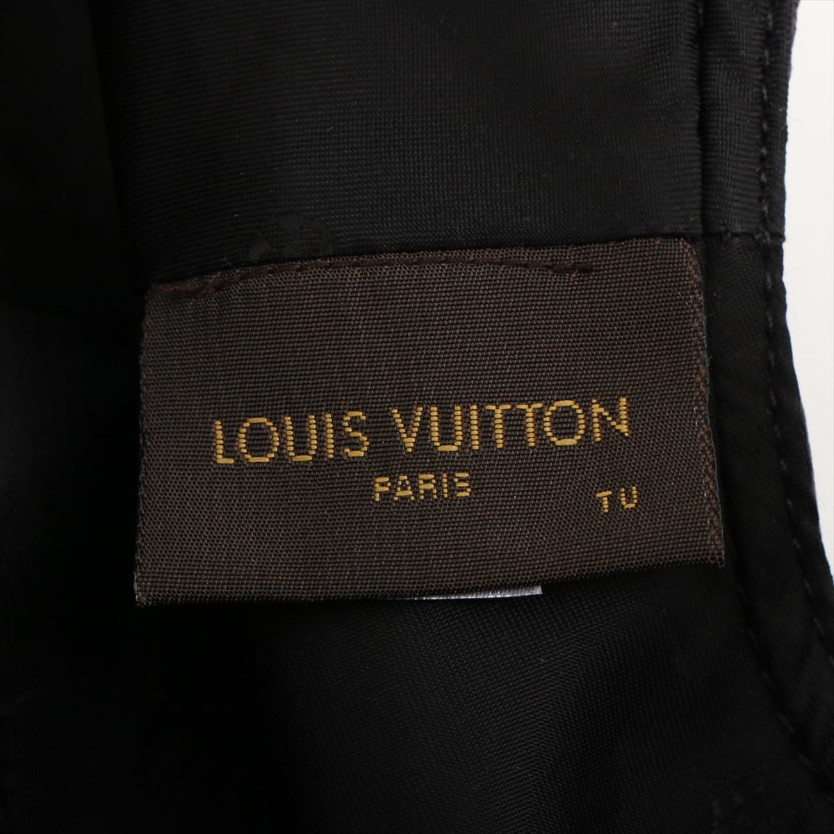 Louis Vuitton × Supreme MP1879  TO0137 Cap Leather Brown 17AW Monogram