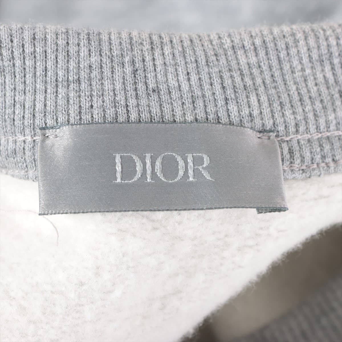 Dior x Kenny Scharf Cotton Basic knitted fabric M Men's Grey  143J684B0531 Card game