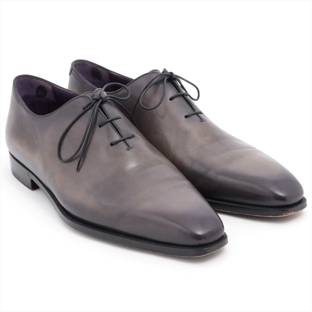 Berluti Alessandro Leather Dress shoes 9 Men's Grey With genuine shoe tree