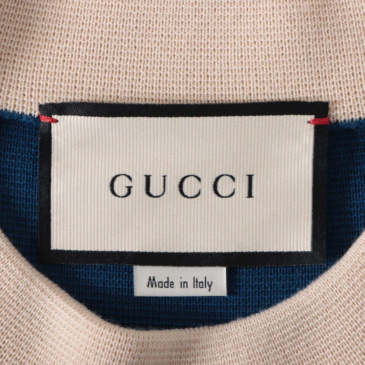 Gucci Interlocking G Wool & polyester Dress L Ladies' Blue  606015