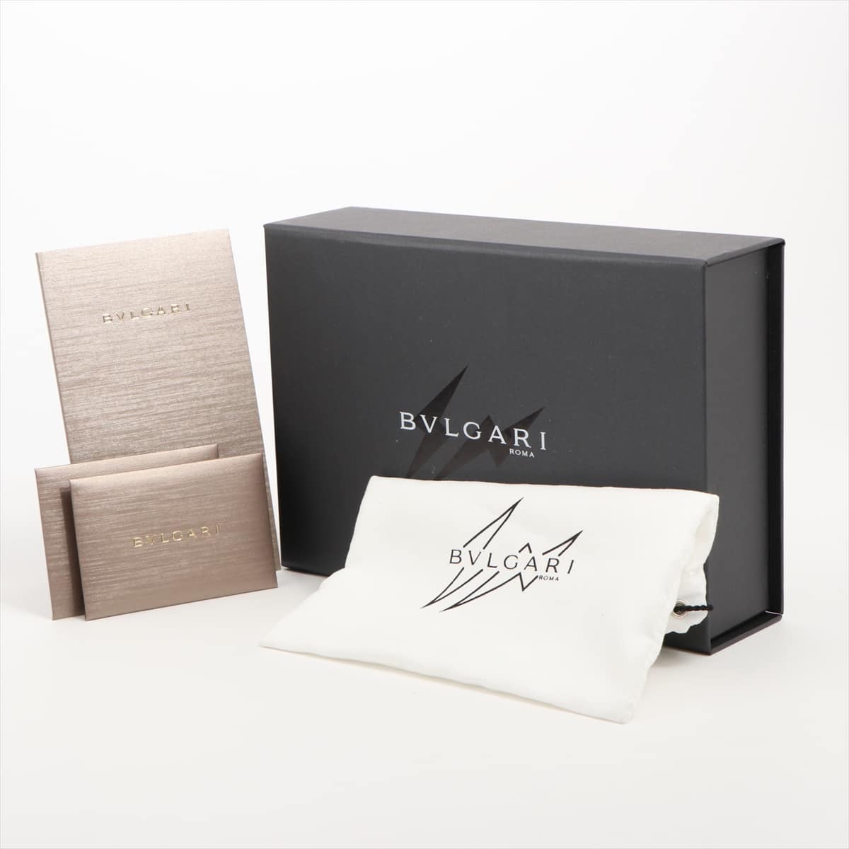 Bvlgari × Fragment Nylon & leather Coin case Black