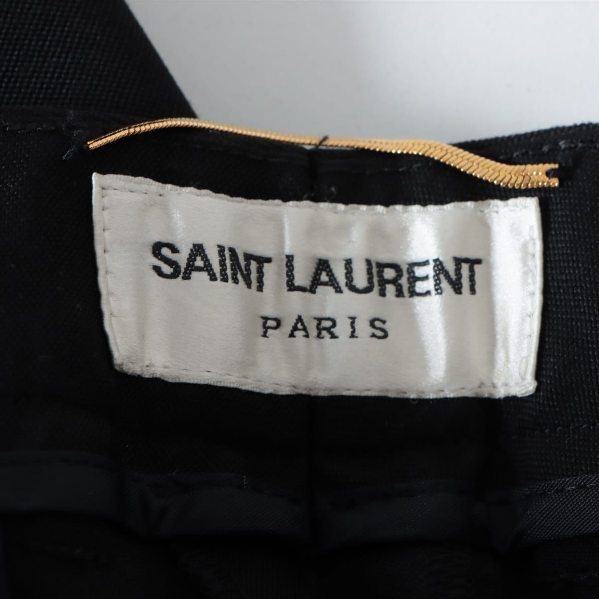 Saint Laurent Paris 16 years Wool Slacks 36 Ladies' Black  369821 tuxedo