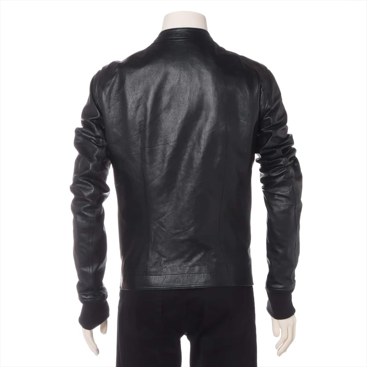 Rick Owens 17SS Lam Leather jacket 48 Men's Black  RU17S9761-LVT