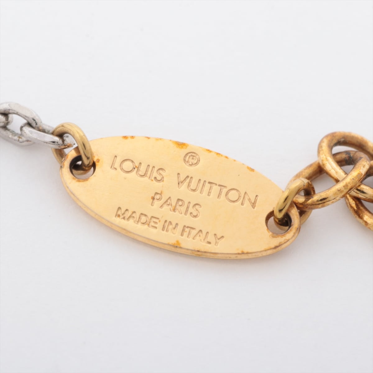 Louis Vuitton M68076 Logomania OB1127 Piercing jewelry (for both ears) GP Gold × Silver