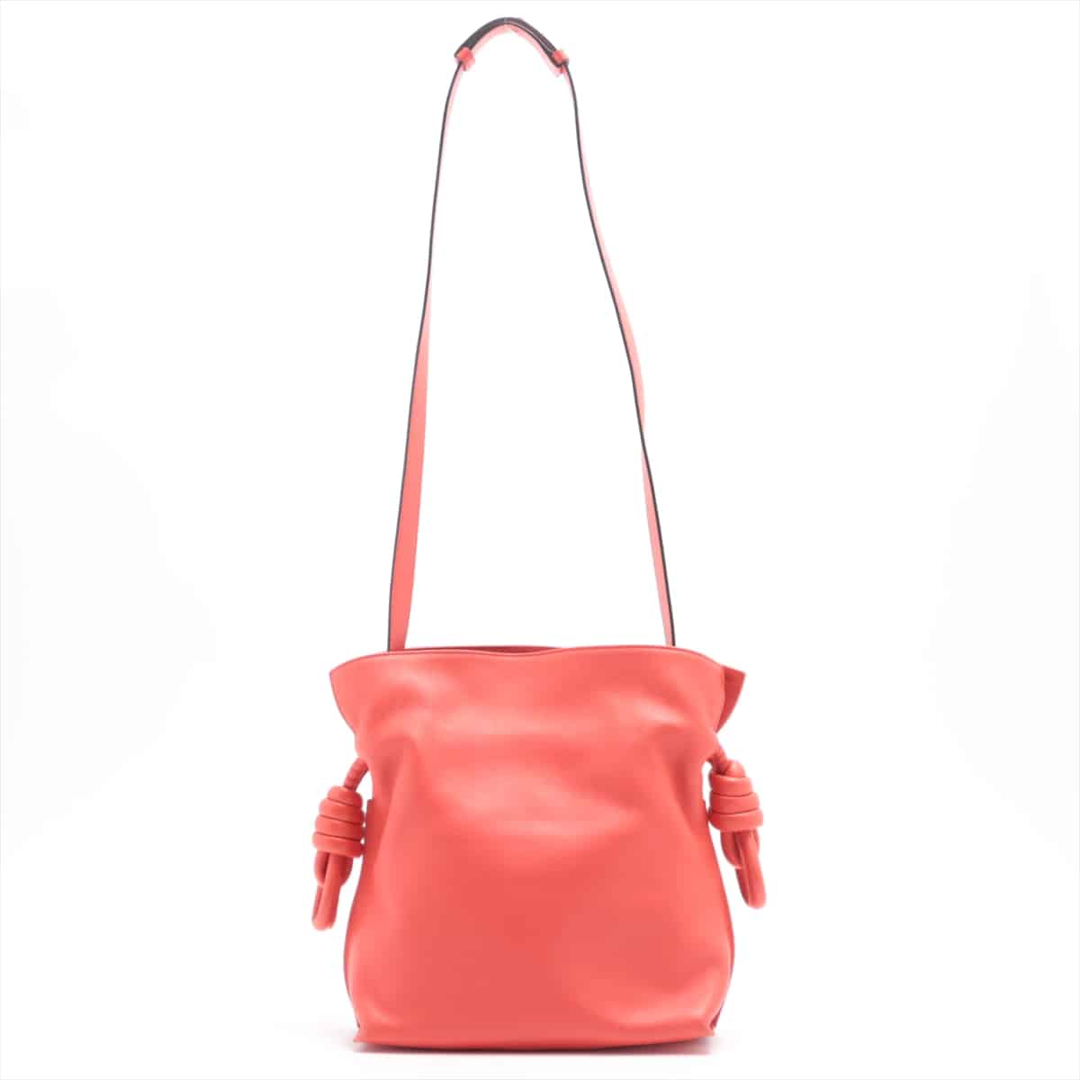 Loewe Flamenco Clutch Leather Shoulder bag Red