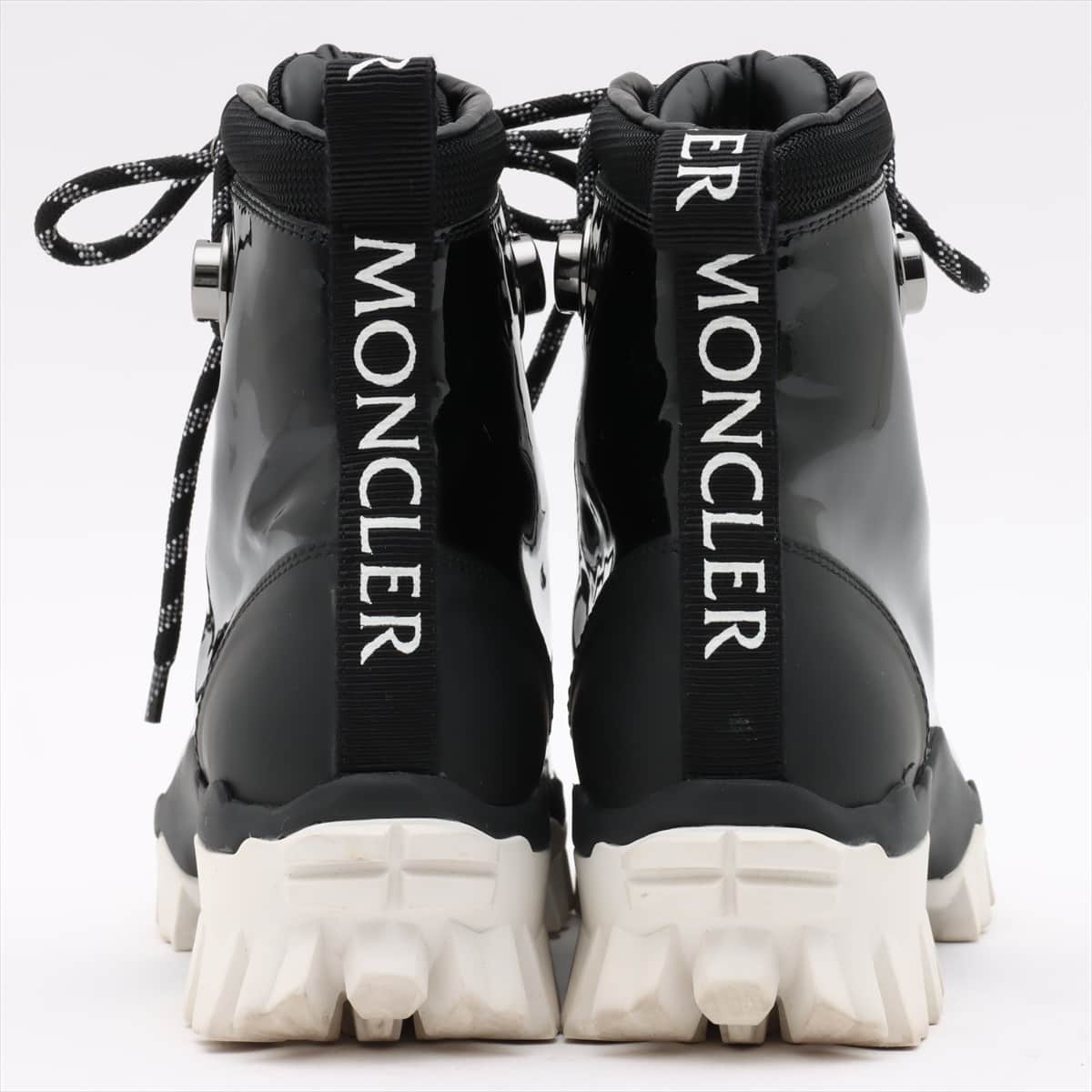 Moncler Genius 1952 19AW Leather × Rubber Boots 37 Ladies' Black HELIS STIVALE