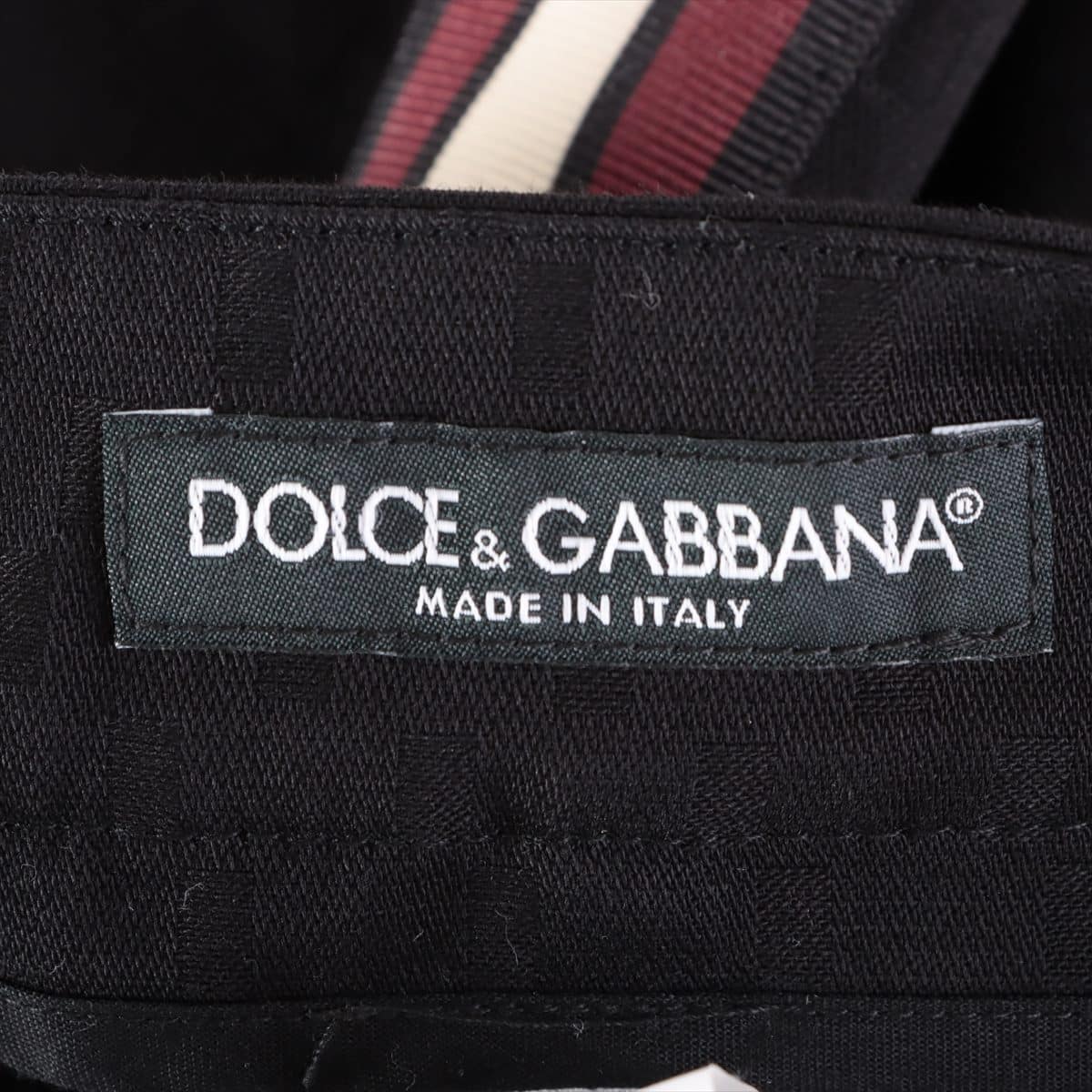 Dolce & Gabbana Cotton & polyurethane Pants 44 Men's Black